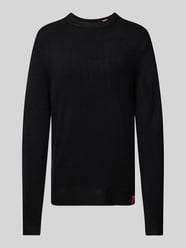 Regular Fit Strickpullover mit Rundhalsausschnitt von Scotch & Soda Schwarz - 19