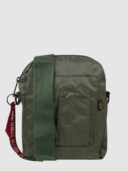 Beanie met labeldetail, model 'WOODWORTH BEANIE' van Alpha Industries Groen - 14