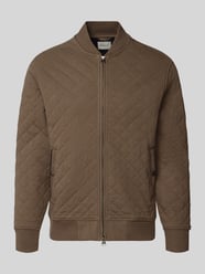 Regular Fit Sweatjacke aus Baumwoll-Mix von GANT Beige - 10