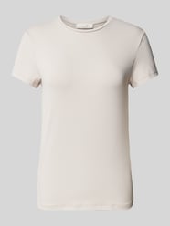 T-Shirt mit Rundhalsausschnitt von Christian Berg Woman Beige - 15