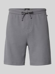 Regular Fit Sweatshorts aus Baumwoll-Mix Modell 'WAFFLE' von BOSS - 17