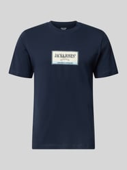 T-shirt mit Label-Print Modell 'FREDERIKSBERG' von JACK & JONES - 48
