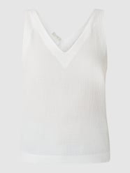 Top van mousseline, model 'Gaella' van Pluto Wit - 16