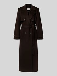 Lange wollen jas van zuivere wol, model 'COLETTE' van Ivy Oak - 13