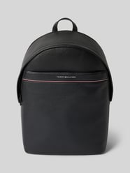 Rucksack mit Label-Detail und kurzem Tragegriff von Tommy Hilfiger Schwarz - 27