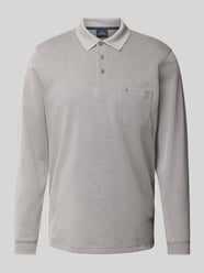 Regular fit poloshirt met borstzak van RAGMAN Grijs / zwart - 32