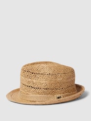 Strohhut mit Label-Detail von camel active Beige - 21