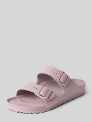 Klapki ze skóry z wytłaczanym logo model 'ARIZONA EVA' od Birkenstock - 5
