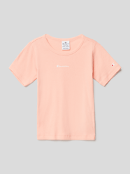 T-Shirt mit minimalistischem Label-Schriftzug von CHAMPION Orange - 34