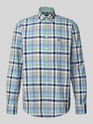 Regular Fit Freizeithemd mit Logo-Stitching Modell 'Oxford' von Fynch-Hatton - 32
