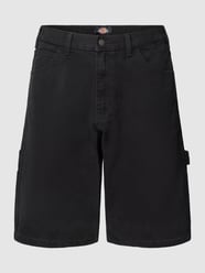 Szorty jeansowe z 5 kieszeniami model ‘DUCK’ od Dickies Czarny - 14
