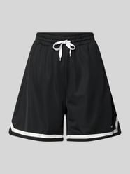 Loose Fit Shorts mit Label-Print von Review Schwarz - 36