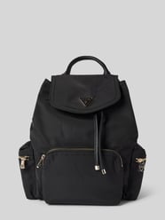 Rucksack mit Label-Applikation Modell 'ECO GEMMA' von Guess Schwarz - 22