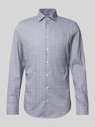 Slim fit zakelijk overhemd met knoopsluiting van SEIDENSTICKER - 3