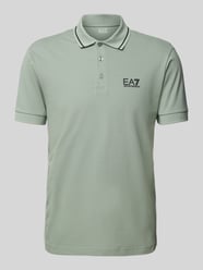 Regular Fit Poloshirt mit Label-Print Modell 'TRAIN CORE' von EA7 Emporio Armani - 3