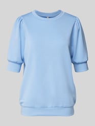 Sweatshirt mit gerippten Abschlüssen von Soyaconcept Blau - 45