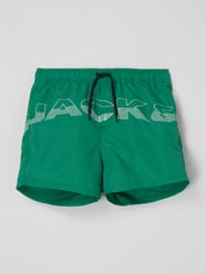 Badehose und Handtuch im Set Modell 'Beach Pack' von Jack & Jones Grün - 45