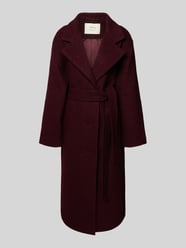 Wollen jas met reverskraag van Lanius Bordeaux - 16