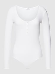 Body mit kurzer Knopfleiste von Wolford Weiß - 32
