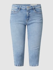 Skinny Fit Caprijeans mit Stretch-Anteil  von edc By Esprit Blau / Türkis - 43