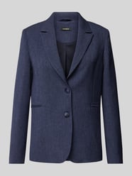 Blazer mit Paspeltaschen von More & More Blau - 17