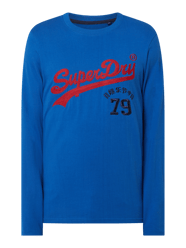 Shirt met lange mouwen en logo  van Superdry Blauw / turquoise - 16