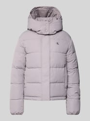 Kurtka pikowana z logo i wpuszczanymi kieszeniami od Calvin Klein Jeans - 42