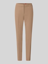 Schmale Hose mit Label-Detail Modell 'Hagonia-1' von HUGO Beige - 44