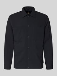 Regular Fit Overshirt mit Baumwoll-Anteil - Marc O'Polo × DFB Travel Collection von Marc O'Polo - 40