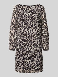 Loose fit plisséjurk met all-over motief van s.Oliver BLACK LABEL - 35