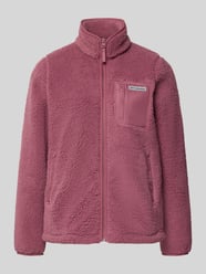 Fleecejacke mit Stehkragen und Label-Detail von Columbia Pink - 2