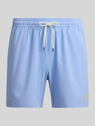 spodenki kąpielowe z wyhaftowanym logo model 'TRAVELER' od Polo Ralph Lauren Underwear - 14
