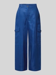 Wide leg cargobroek van puur linnen van Weekend Max Mara - 10