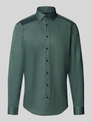 Slim fit zakelijk overhemd met structuurmotief van Jake*s - 32