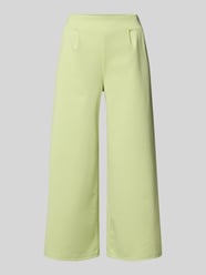 Wide leg-sweatpants met elastische tailleband model 'Kate' van ICHI - 45