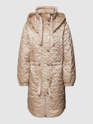 Steppmantel mit Stehkragen von comma Beige - 11