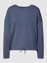 Bluza z detalem z logo model ‘Mailaa’ od Armedangels Niebieski - 46