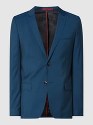 Extra Slim Fit 2-Knopf-Sakko aus Schurwolle Modell 'Arti' von HUGO Blau / Türkis - 10