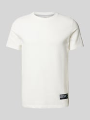 T-Shirt mit Strukturmuster von s.Oliver RED LABEL Weiß - 36