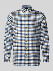 Relaxed Fit Freizeithemd aus reiner Baumwolle mit Vichy-Karo von Christian Berg Men - 23
