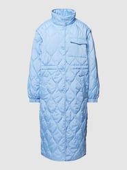 Steppmantel mit Druckknopfleiste von Marc O'Polo Denim Blau - 40