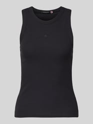 Tanktop mit Logo-Stitching von Scotch & Soda Schwarz - 30