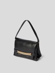 Pochette aus echtem Lammleder von Victoria Beckham Schwarz - 1