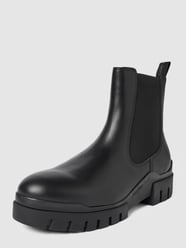 Chelsea boots van leer, model ' van Calvin Klein Jeans Zwart - 37