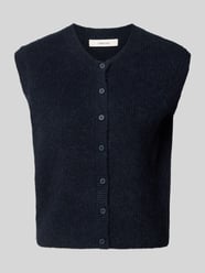 Kamizelka dzianinowa o kroju regular fit z mieszanki wełny model 'LULU' od Selected - 16