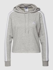 Hoodie met logostitching van ADIDAS SPORTSWEAR Grijs / zwart - 14