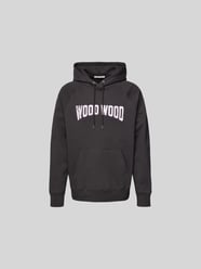 Oversized Hoodie mit Label-Print von WOOD WOOD - 47