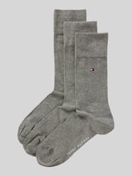 Socken mit Label-Detail im 3er-Pack von Tommy Hilfiger Grau - 25