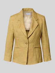 Leinenblazer o kroju slim fit z kieszeniami z wypustkami model 'CARDATO' od Marella - 2