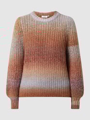 Cardigan van mouliné, model 'Islia' van Saint Tropez Rood - 10